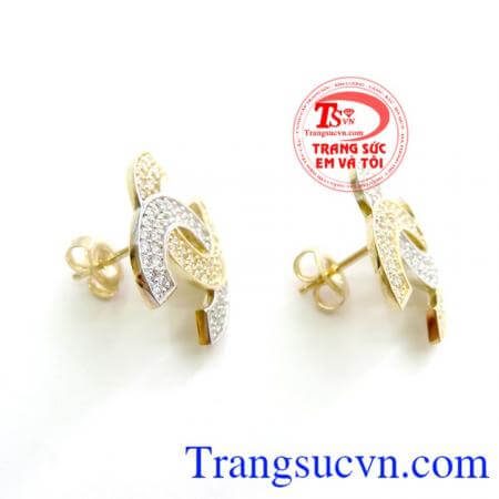 hoa tai vàng tây 10k thiết kế nhẹ nhàng đơn giản tạo vẻ đẹp thanh lịch cho phái nữ. Đôi Bông Tai Chanel Hàng Hiệu