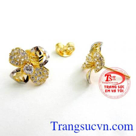 Bông Tai Hoa 4 Cánh