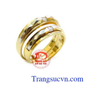 Nhẫn cưới đẹp, nhẫn cưới 10k cho các cặp đôi say đăm, có thu mua lại với thời hạn vĩnh viễn