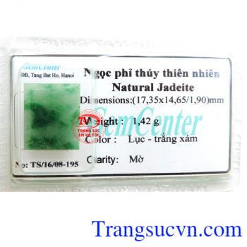 Ngọc jadeite vuông vân đẹp