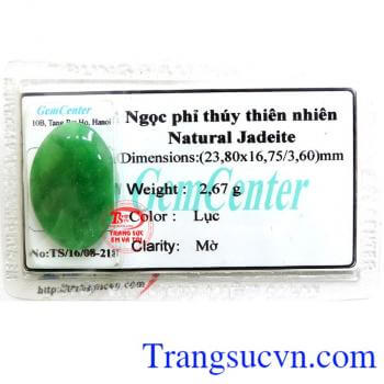 Viên natural jadeite ép vỉ sang