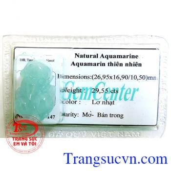 Aquamarine tỳ hưu giàu có