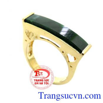 Nhẫn Nữ Ngọc Cẩm Thạch Kiểu Dáng Mới chất lượng vàng đảm bảo. Nhẫn Nữ Ngọc Cẩm Thạch , Nhẫn nữ ngọc cảm thạch thời trang đeo bảo vệ sức khỏe mang lại may mắn. Chiếc nhẫn bảo hành 6 tháng. Giao nhẫn ngọc toàn quốc.
