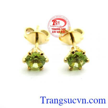 Bán Hoa Tai Peridot 10k chất lượng cao.