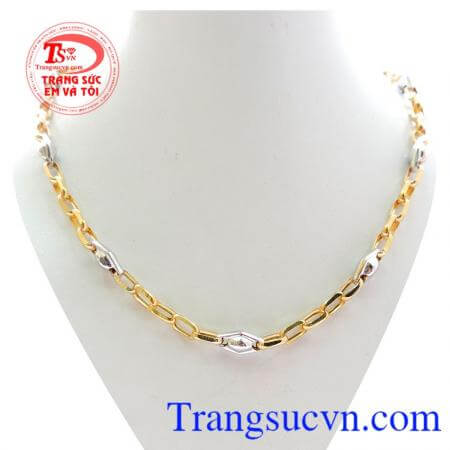Dây Chuyền Nam Vàng Tây Kiểu Dáng Mới chất lượng vàng đảm bảo