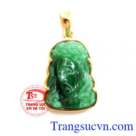 Mặt dây thiên chúa may mắn, mặt dây ngọc cẩm thạch đẹp