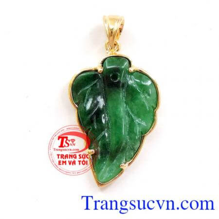 Ngọc cẩm thạch bọc vàng mặt dây, ngọc cẩm thạch bọc vàng đẹp