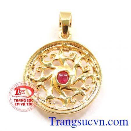 Vàng tây 14k sản xuất bảo hành 12 tháng, có thu mua lại với thời hạn vĩnh viễn, mặt dây chuyền nam thời trang