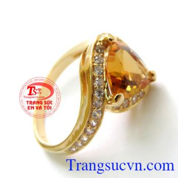 Bán Nhẫn Nữ Thạch Anh Vàng chất lượng cao. Bán Nhẫn Nữ Thạch Anh Vàng ,Nhẫn nữ thạch anh vàng có giấy kiểm định đá quý đảm bảo chất lượng vàng trên toàn thế giới