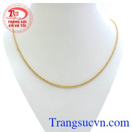 Dây Chuyền Trẻ Em 18k chất lượng vàng đảm bảo. Dây Chuyền Trẻ Em 18k phù hợp làm quà tặng sinh nhật. Sản phẩm uy tín chất lượng bảo hành 12 tháng giao hàng toàn quốc.