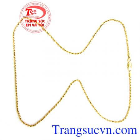 Dây Chuyền Trẻ Em 18k chất lượng vàng đảm bảo. Dây Chuyền Trẻ Em 18k phù hợp làm quà tặng sinh nhật. Sản phẩm uy tín chất lượng bảo hành 12 tháng giao hàng toàn quốc.