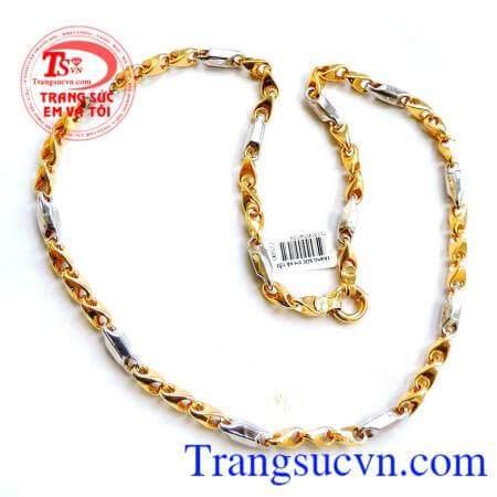 Dây chuyền nam vàng tây giá tốt đảm bảo chất lượng. Dây chuyền vàng 10k kiểu Ý