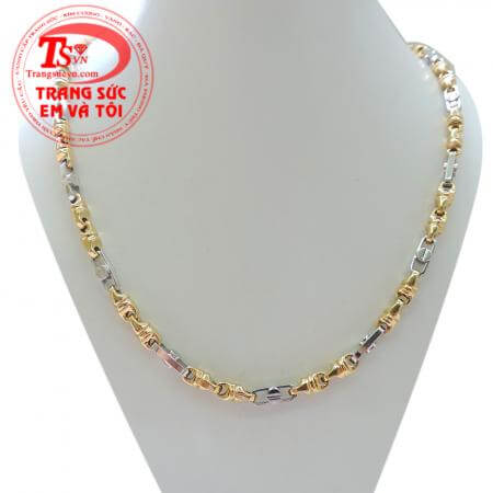 Dây chuyền dành cho nam. Dây chuyền vàng nam ý 750