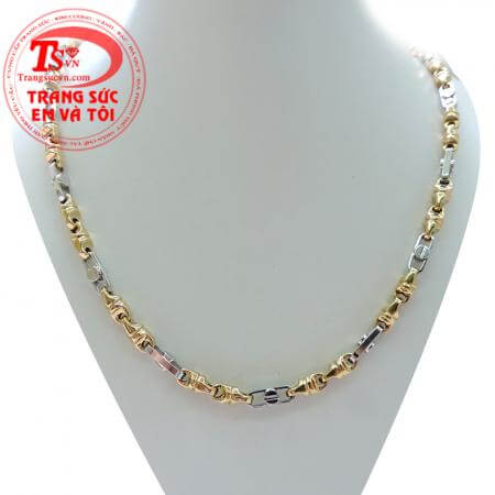 Dây chuyền dành cho nam. Dây chuyền vàng nam ý 750