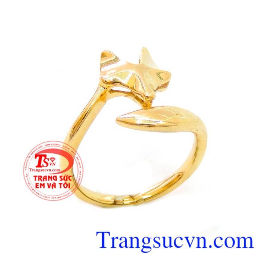 Nhẫn nữ hồ ly trơn