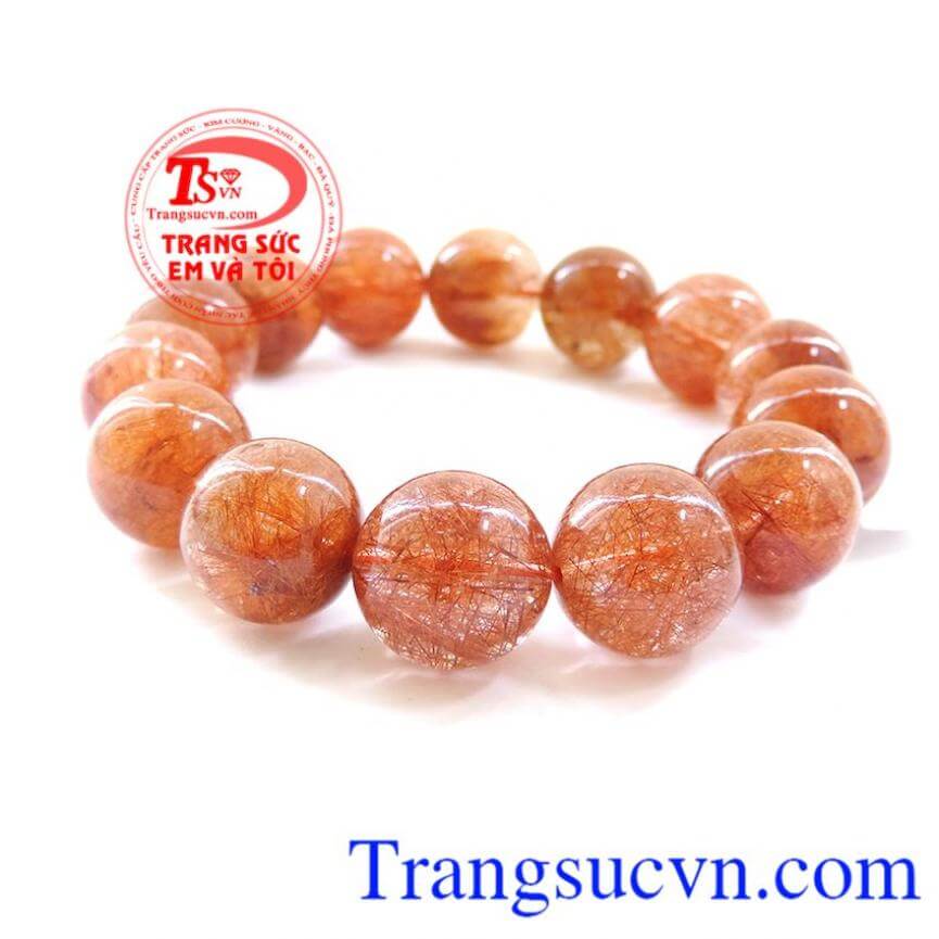 Chuỗi tay thạch anh tóc dày