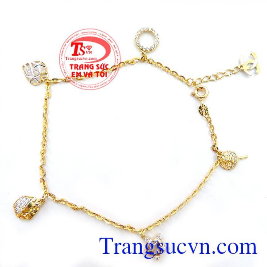 Lắc Chân Nữ Vàng 10k 