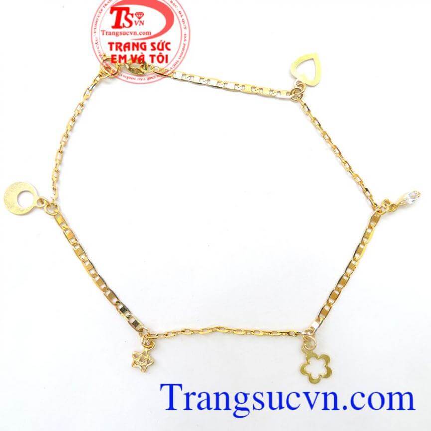 Lắc Đeo Chân Nữ 10k 