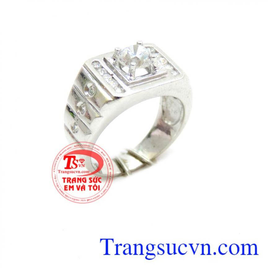 Nhẫn nam dấu chân tình yêu