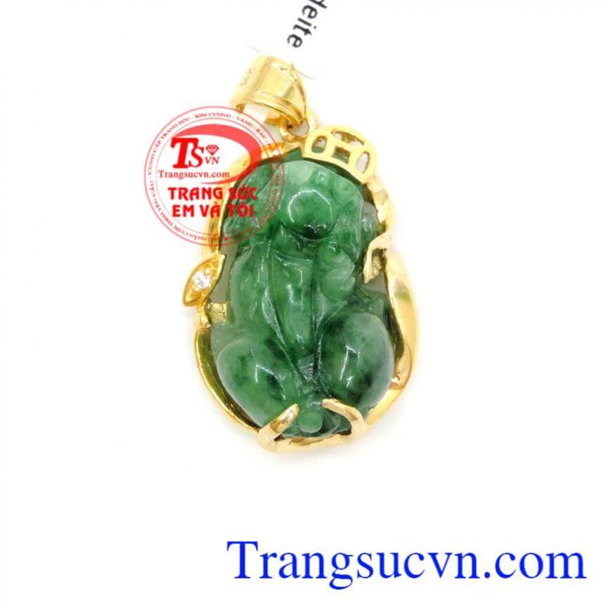 Mặt tỳ hưu mông to ngọc bọc vàng