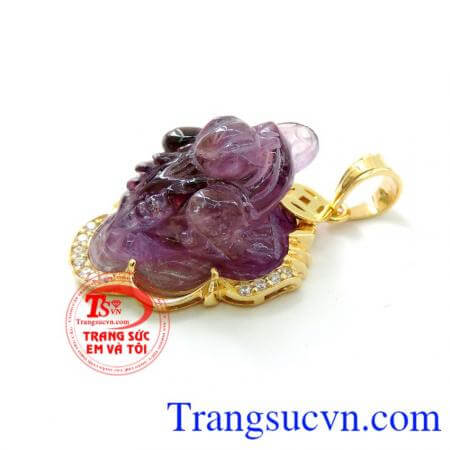 Mặt dây đeo sang trọng, vàng 14k bền, bảo hành 12 tháng