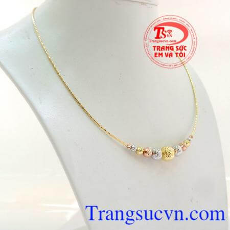 Kiềng vàng bi nhập Ý xinh