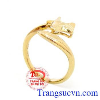 Nhẫn nữ hồ ly trơn, hinh tượng Hồ Ly được sử dụng như biểu tượng của sắc đẹp, sự khôn khéo và quyền lực