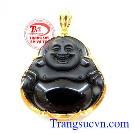 Mặt phật chạm khắc bọc vàng 10k sáng bóng đảm bảo chất lượng hợp thời trang, sang trọng và phong thủy