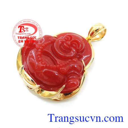 Mặt phật ngọc đỏ yêu thương