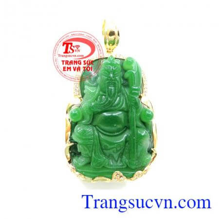 Mặt quan vân trường ngọc xanh