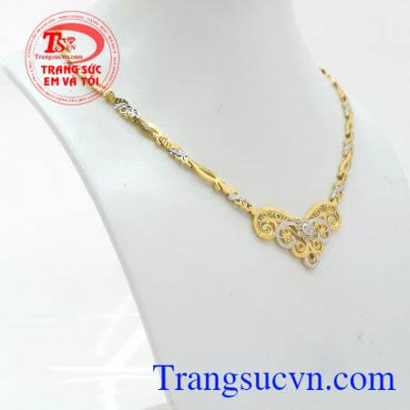 Kiềng vàng cát tường may mắn