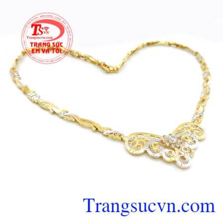 Kiềng vàng cát tường may mắn