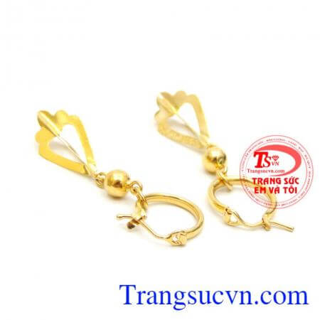 Bông tai cô nàng mặt tròn