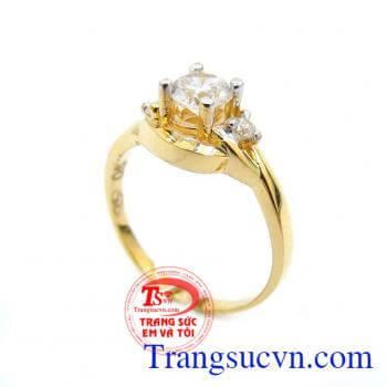 Nhẫn Nữ Vàng 10k Đẹp chất lượng vàng đảm bảo, Nhẫn Nữ Vàng 10k Đẹp, nhẫn nữ vàng tây, nhẫn nữ đẹp