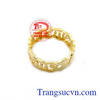 Nhẫn nữ vàng tây dành cho phái đẹp phù hợp làm quà tặng sinh nhật hoặc trong các dịp ý nghĩa