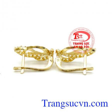 Bông tai nữ kiều tiểu linh lung.