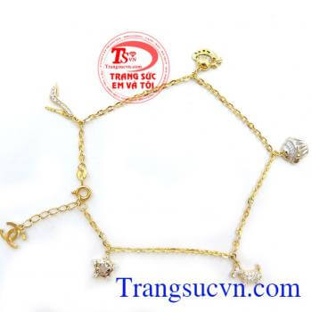 Bán Lắc Chân Vàng Nữ Xinh Xắn chất lượng cao.