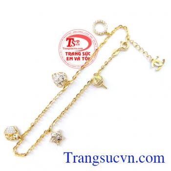 Lắc Chân Nữ Vàng 10k