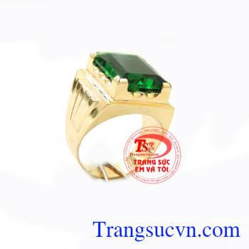 Nhẫn nam đá xanh thời trang, nhẫn nam vàng tây 10k đá xanh thiết kế đơn giản cho nam giới, chiếc nhẫn nam đẹp, chuẩn chất lượng, nhẫn nam vàng tây giá rẻ, bảo hành 6 tháng, vận chuyển toàn quốc