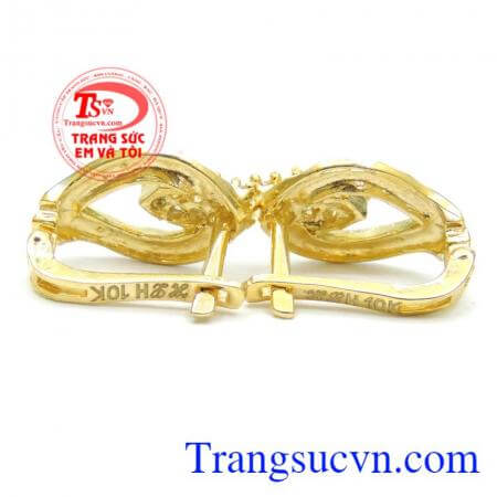 Bông tai song đồng tiễn thủy.