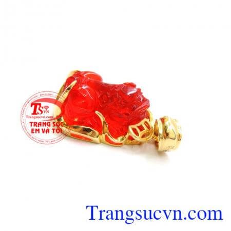 Mặt tỳ hưu đá đỏ