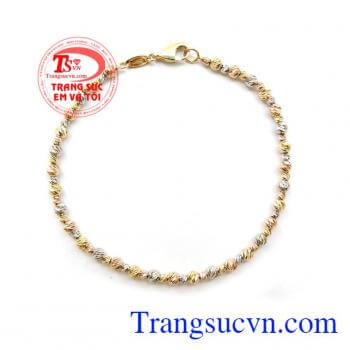 Bán Lắc Bi Vàng Ý Cho Phái Đẹp chất lượng vàng đảm bảo.
