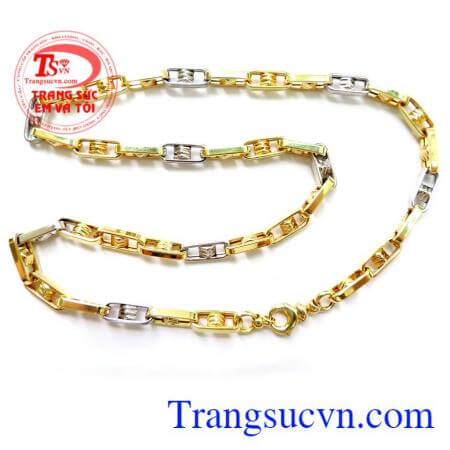 Dây Chuyền Vàng Ý Cho Nam Lịch Lãm, dây chuyền nam vàng tây, dây chuyền nam đẹp