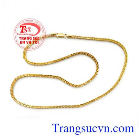 Dây vàng may mắn nam Dây chuyền đa dạng mẫu dây vàng và kiểu phù hợp mọi lứa luổi có thể đeo làm tôn lê sự tinh tế và lịch lãm cho bản thân