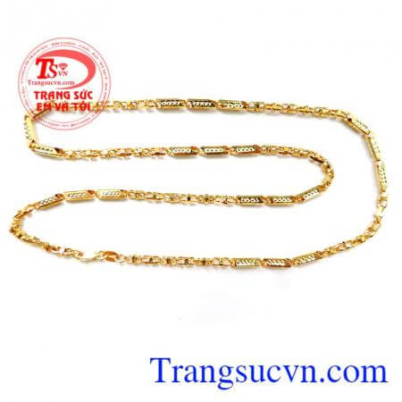 Dây nam vàng cho nam khách hàng ưa chuộng dây chuyền vàng