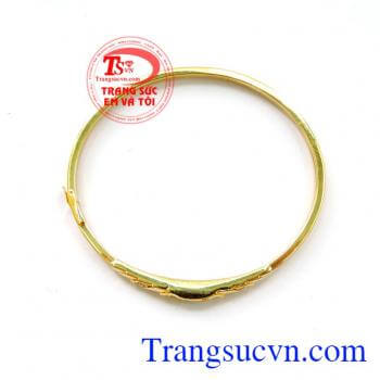 Bán Vòng Tay Nữ Vàng Tây Gắn Đá Xanh chất lượng cao.