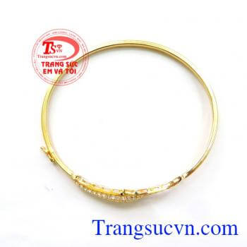 Vòng Tay Đẹp Cho Nữ Vàng 10k, vòng tay vàng tây đá quý. 