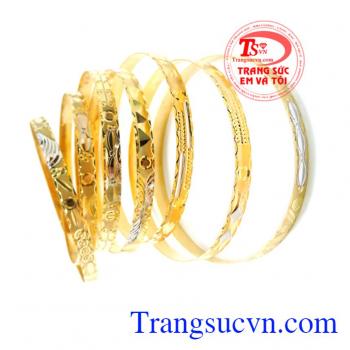 Bán Vòng Tuần Nữ Vàng Tây May Mắn chất lượng vàng đảm bảo.