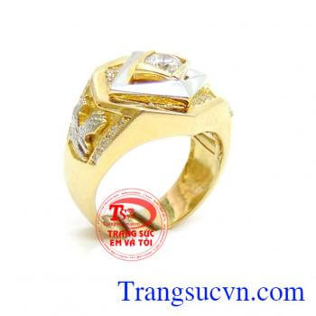 Nhẫn nam đại bàng 18k