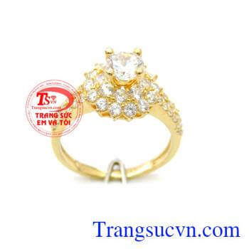 Nhẫn Vàng Gắn Đá Xinh Nhẫn nữ được khách hàng ưa chuộng là sản phẩm được nhiều phái nam lựa chọn để tặng cho người mình yêu thương . nhẫn nữ bảo hành 6 tháng giao toàn quốc, thanh toán an toàn.